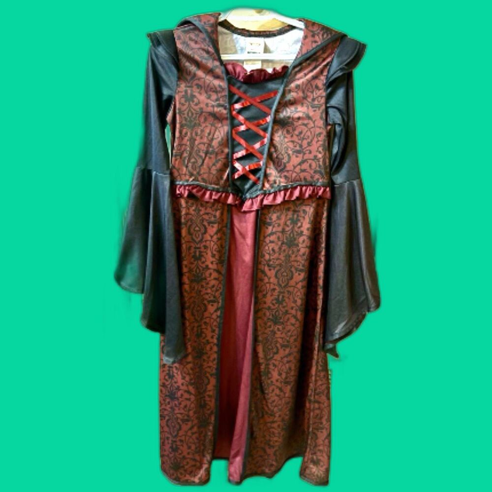 CHILD/GIRL VINTAGE ROYAL VAMPIRE COSTUME ~ Child Size Large